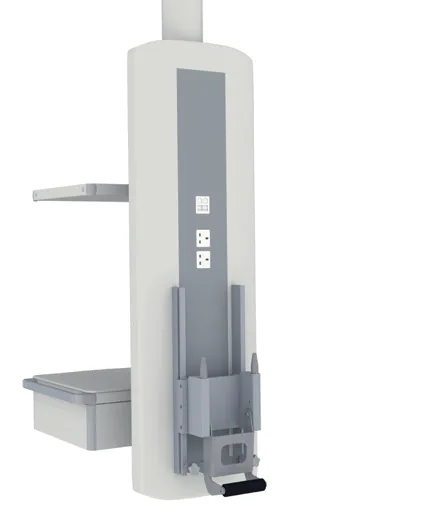 Verticale voorzieningenbox met liftfunctie